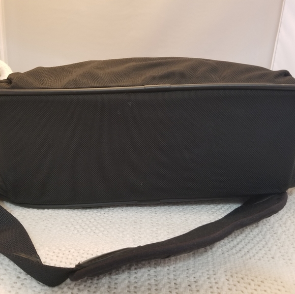 HARTMANN VINTAGE NYLON BRIEFCASE BAG BLACK MESSENGER - Picture 3 of 10